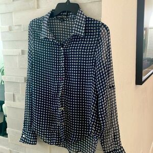 Nice Blouse in Blue and White